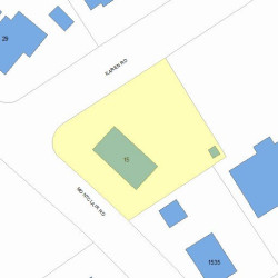 15 Montclair Rd, Newton, MA 02468 plot plan