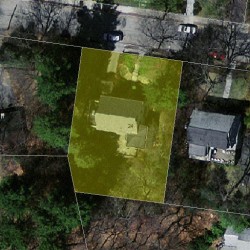 24 Fredana Rd, Newton, MA 02468 aerial view