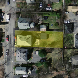 151 Edinboro St, Newton, MA 02460 aerial view