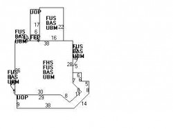 686 Centre St, Newton, MA 02458 floor plan