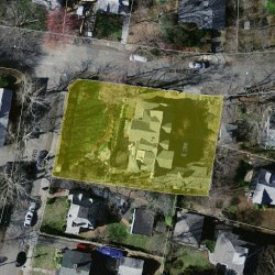 38 Everett St, Newton, MA 02459 aerial view