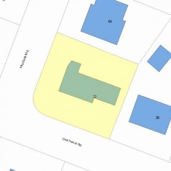 32 Chatham Rd, Newton, MA 02461 plot plan