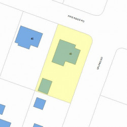 40 Pine Ridge Rd, Newton, MA 02468 plot plan