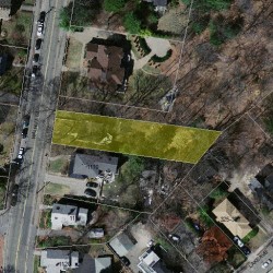 1106 Walnut St, Newton, MA 02461 aerial view