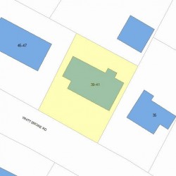 39 Whittemore Rd, Newton, MA 02458 plot plan