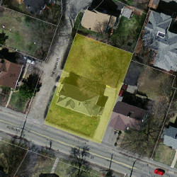207 Auburn St, Newton, MA 02465 aerial view