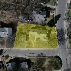 53 Central Ave, Newton, MA 02460 aerial view