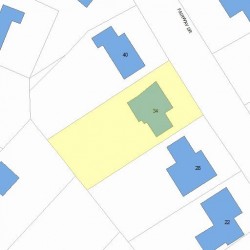 34 Fairway Dr, Newton, MA 02465 plot plan