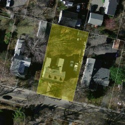 211 Church St, Newton, MA 02458 aerial view