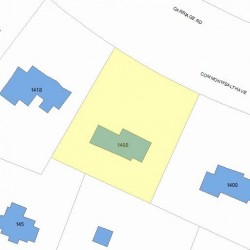 1408 Commonwealth Ave, Newton, MA 02459 plot plan