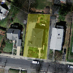 57 Gate Park, Newton, MA 02465 aerial view