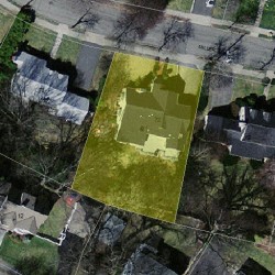 72 Miller Rd, Newton, MA 02459 aerial view