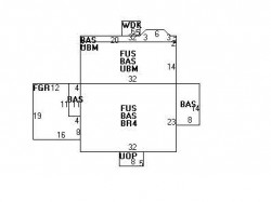 25 Randlett Park, Newton, MA 02465 floor plan