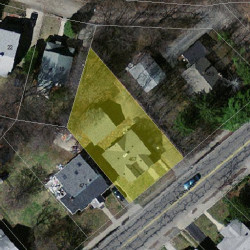 467 California St, Newton, MA 02460 aerial view