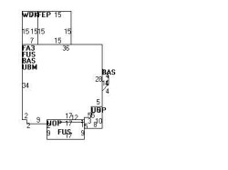 9 Forest St, Newton, MA 02461 floor plan