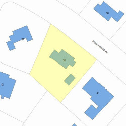 35 Indian Ridge Rd, Newton, MA 02459 plot plan