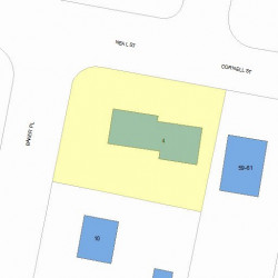 4 Neal St, Newton, MA 02462 plot plan