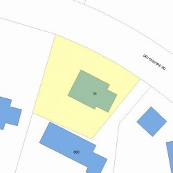 99 Devonshire Rd, Newton, MA 02468 plot plan