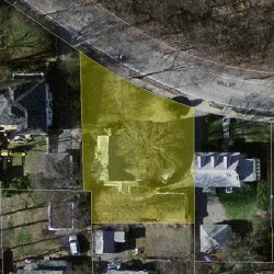 116 Mill St, Newton, MA 02459 aerial view