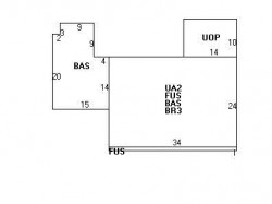 66 Verndale Rd, Newton, MA 02461 floor plan