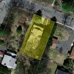 60 Endicott St, Newton, MA 02461 aerial view