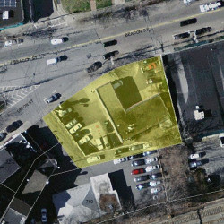 732 Beacon St, Newton, MA 02459 aerial view