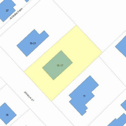 15 Jenison St, Newton, MA 02460 plot plan