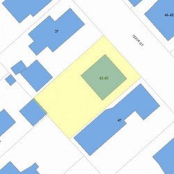 45 Cook St, Newton, MA 02458 plot plan