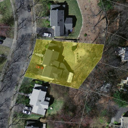 50 Judith Rd, Newton, MA 02459 aerial view