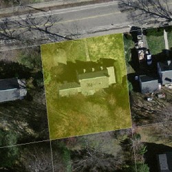 358 Beacon St, Newton, MA 02459 aerial view