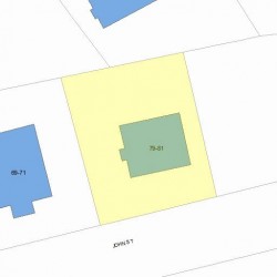 79 John St, Newton, MA 02459 plot plan
