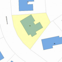 80 Redwood Rd, Newton, MA 02459 plot plan