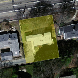 1150 Boylston St, Newton, MA 02464 aerial view