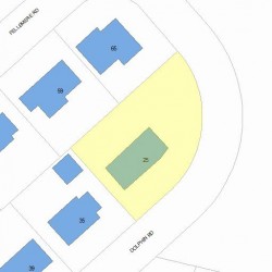 25 Dolphin Rd, Newton, MA 02459 plot plan