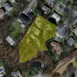 37 Silver Birch Rd, Newton, MA 02468 aerial view