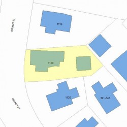 1120 Walnut St, Newton, MA 02461 plot plan