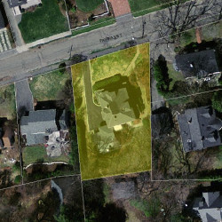 12 Fairfax St, Newton, MA 02465 aerial view