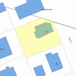 68 Pond St, Newton, MA 02458 plot plan