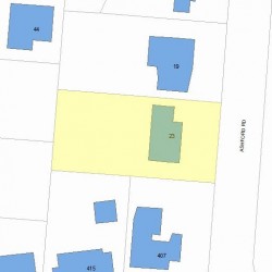 23 Ashford Rd, Newton, MA 02459 plot plan