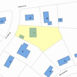 8 Pilgrim Rd, Newton, MA 02468 plot plan