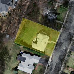 143 Allen Ave, Newton, MA 02468 aerial view