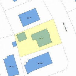 45 Farquhar Rd, Newton, MA 02460 plot plan