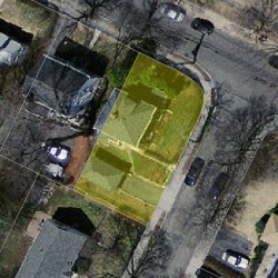 154 Derby St, Newton, MA 02465 aerial view