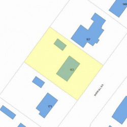 163 Wiswall Rd, Newton, MA 02459 plot plan