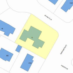 10 Bonmar Cir, Newton, MA 02466 plot plan