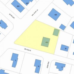 432 Waltham St, Newton, MA 02465 plot plan