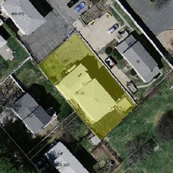 19 Barrieau Ct, Newton, MA 02460 aerial view