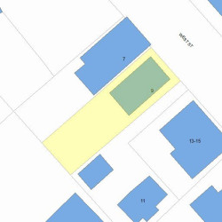 9 West St, Newton, MA 02458 plot plan