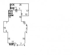 224 Melrose St, Newton, MA 02466 floor plan