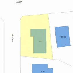 4 Sumner St, Newton, MA 02459 plot plan